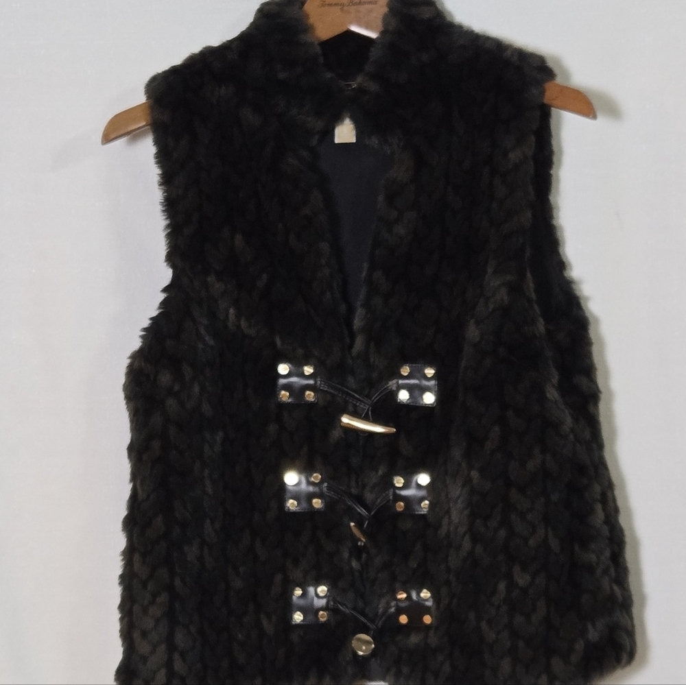 Michael Kors Faux Fur Vest Wmns Sz Small